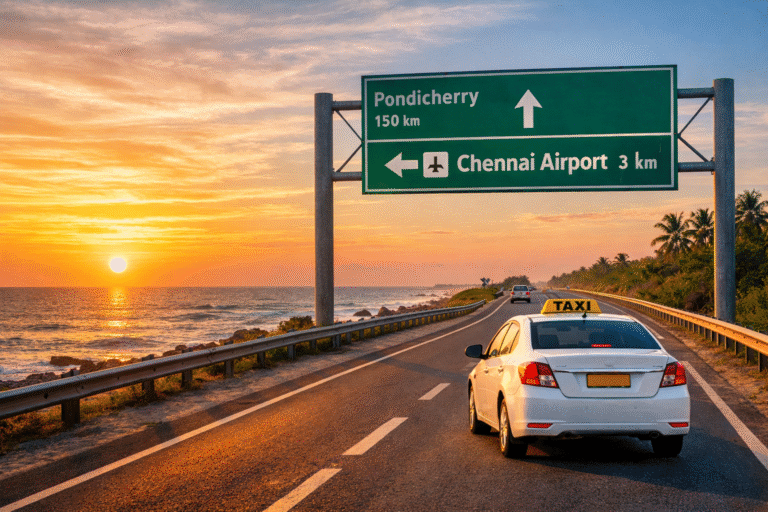 Pondicherry to Chennai Airport Taxi Fare